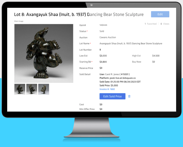 screenshot of Bidsquare Cloud
